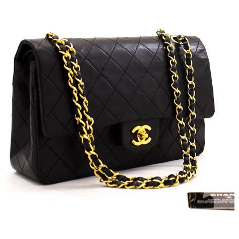 embossed calfskin leather leather taupe chain shoulder handbag by chanel|chanel lambskin bag.